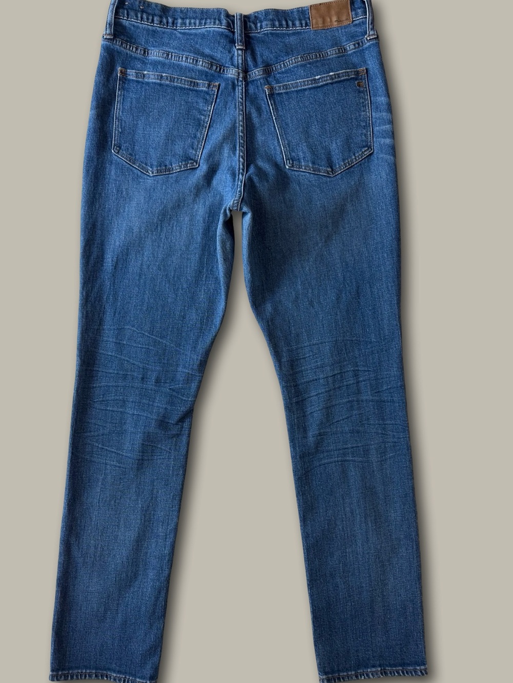 Madewell High Rise Slim Boyjean Size 28 Medium Wash Distressed Pocket Detail - Picture 5 of 9